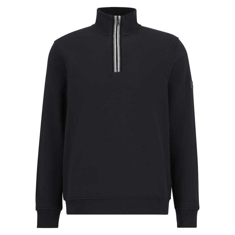 Barbour International Rufforth Half Zip Sweatshirt Black